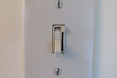 Dimmer Switch installed by electrical contractor