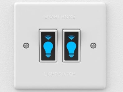 Smart switch installed by a licensed electrician