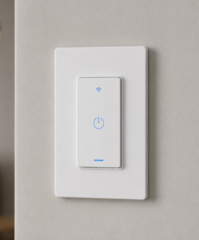 A smart switch for a light installed in a wall